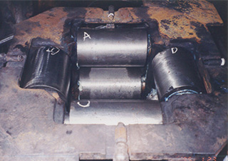 Continuous casting roller